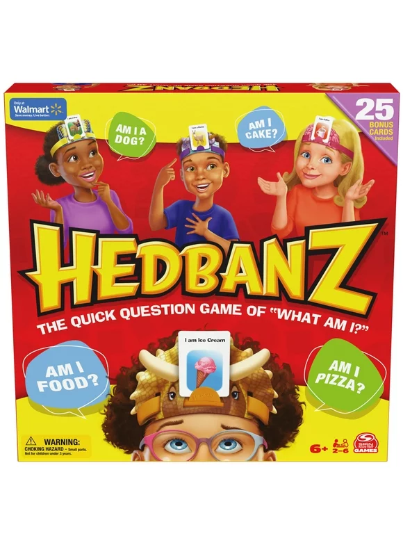 Hedbanz 2nd Edition Picture Guessing Board Game with 25 Bonus Cards DX Daily Store Exclusive