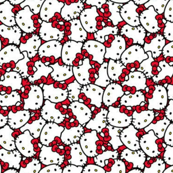 Springs Creative Hello Kitty Packed Cotton Fabric 100% Cotton Fabric sold by the yard
