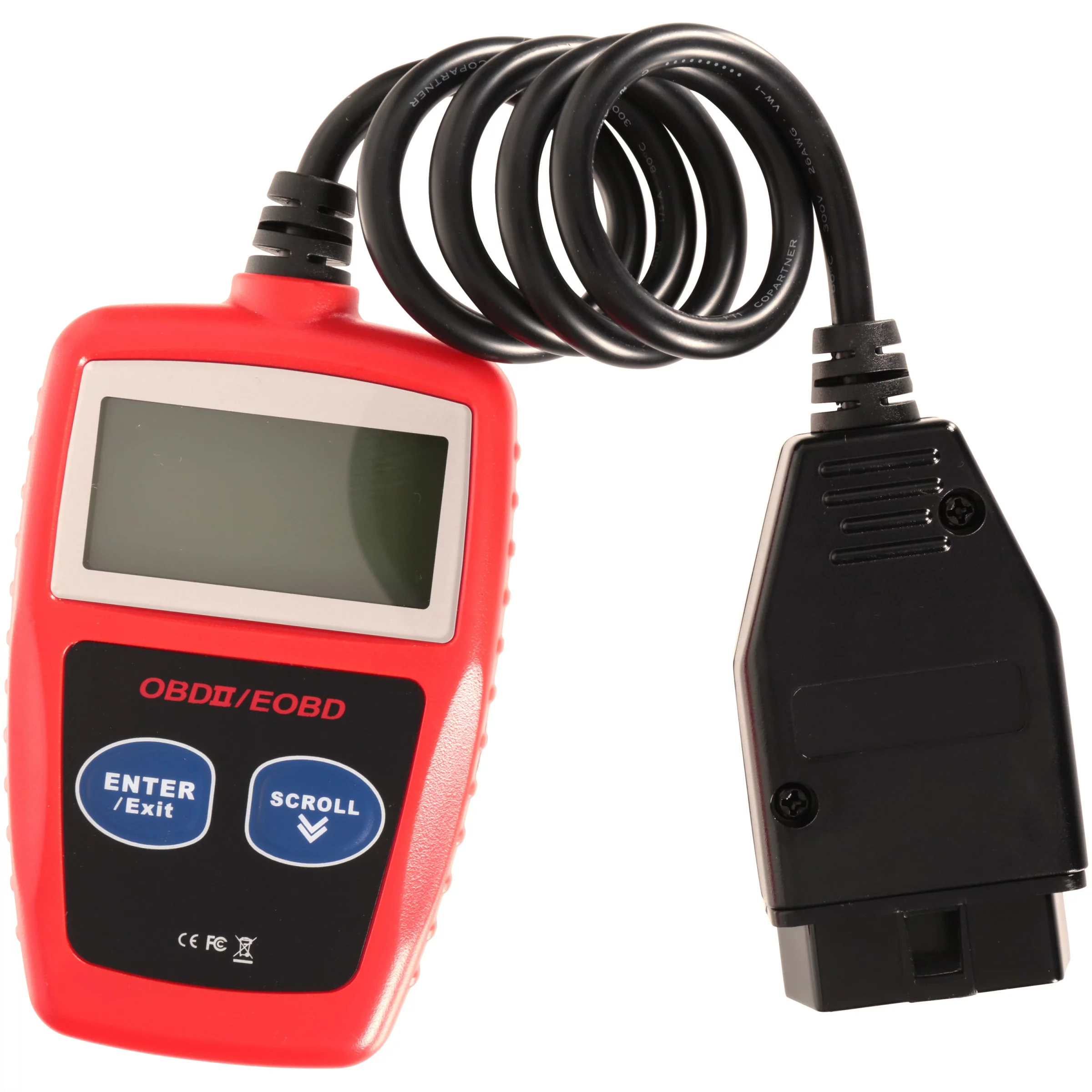 Hyper Tough HT309 OBD2 Scan Automotive Diagnostic Tool Code Reader, Red