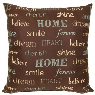 Inspire Dec Pillow Brown 18x18
