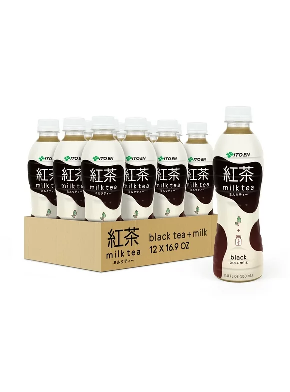 Ito En Black Tea + Milk Tea 11.8 fl oz - Pack of 12