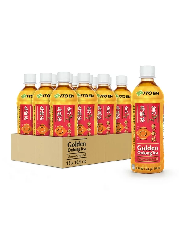 Ito En Golden Oolong Tea, Unsweetened, 16.9 fl oz (12-Pack)