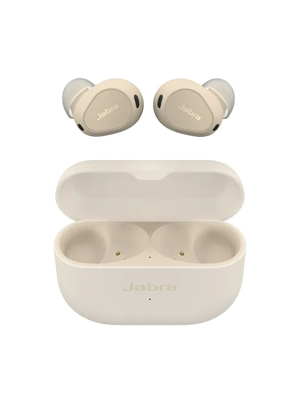 Jabra Elite 10 True Wireless Bluetooth Earbuds, Adv Active Noise Cancelling, Cream