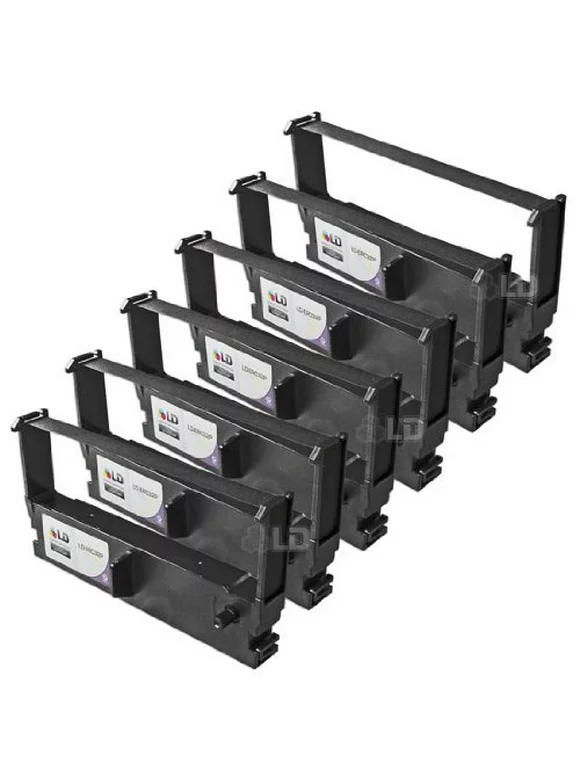 LD Compatible POS Ribbon Cartridge Replacement for Epson ERC-32P (Purple, 6-Pack)