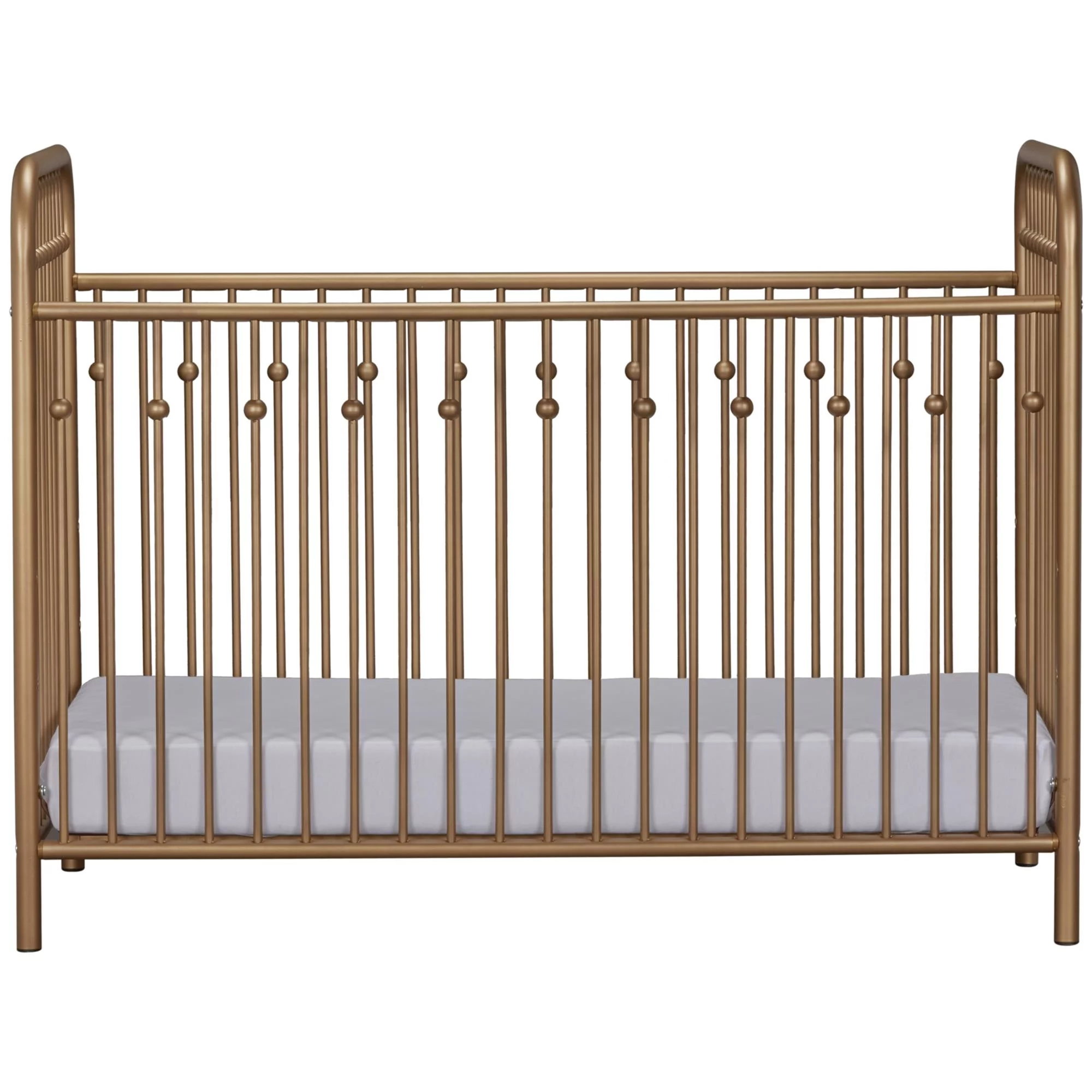 Little Seeds Monarch Hill Ivy Metal Baby Crib, Gold