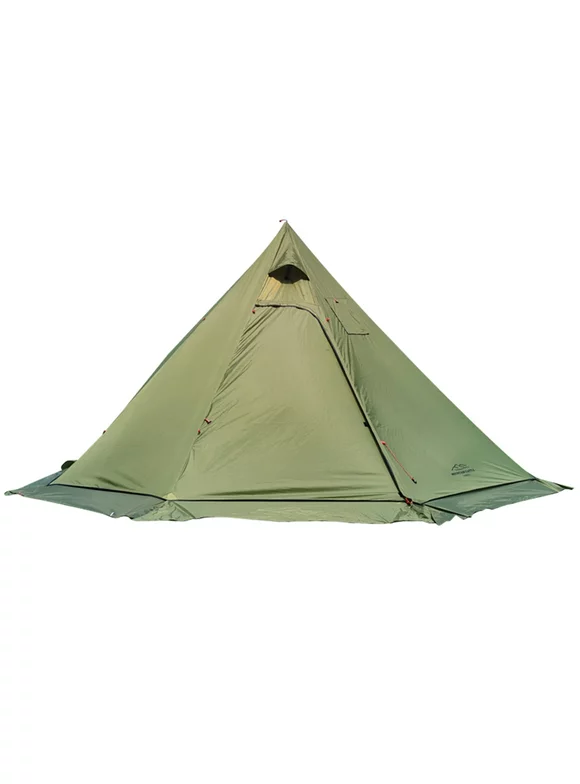 MCETO Tipi Tent for 4-6 Person, Outdoor Camping Tent with Stove Jack, Teepee Tent for Family Team Backpacking Camping Hiking