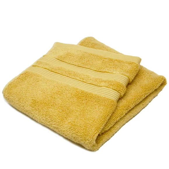Mainstays Performance Solid Hand Towel, 26" x 16", Golden Curry