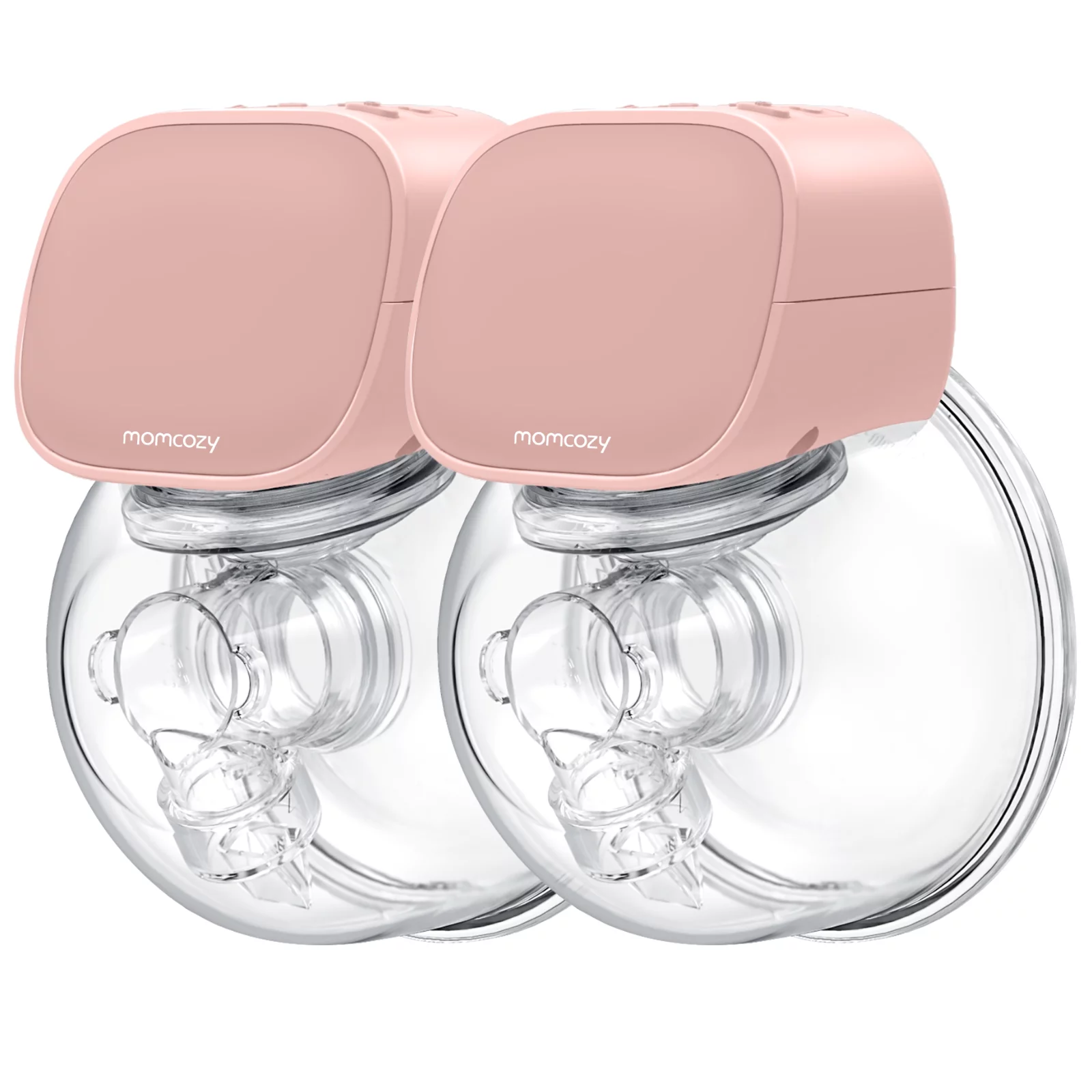 Momcozy Double Wearable Breast Pumps S9, Hands Free Electric Breast Pump, 24mm Pink