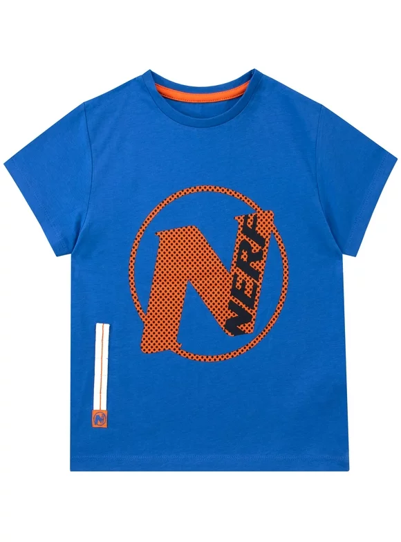 Nerf Boys T-Shirt Blue Sizes 5-14