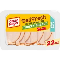 Oscar Mayer Deli Fresh Oven Roasted Sliced Turkey Breast Deli Lunch Meat, 22 oz Package
