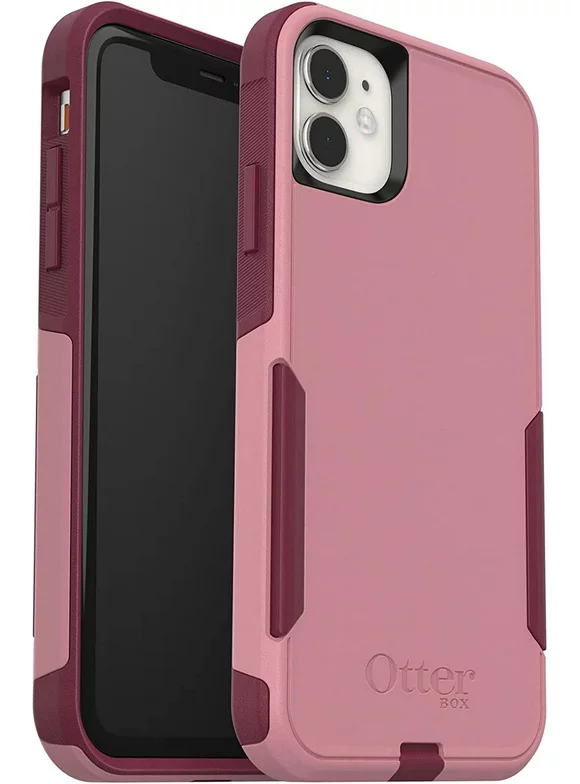 OtterBox Commuter Series Case for iPhone 11 Only - Non-Retail Packaging - Cupids Way Rosemarine Pink/Red Plum