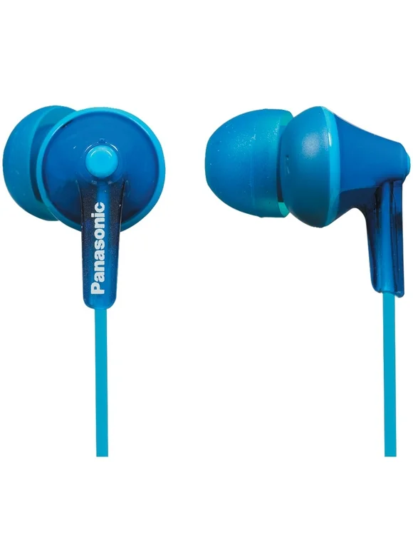 Panasonic RP-HJE125-A HJE125 ErgoFit In-Ear Earbuds (Blue)
