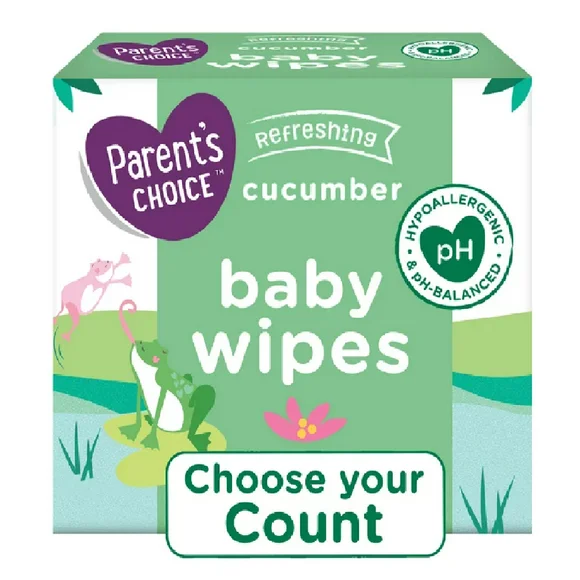 Parent's Choice Cucumber Scent Baby Wipes, 900 Count (Select for More Options)