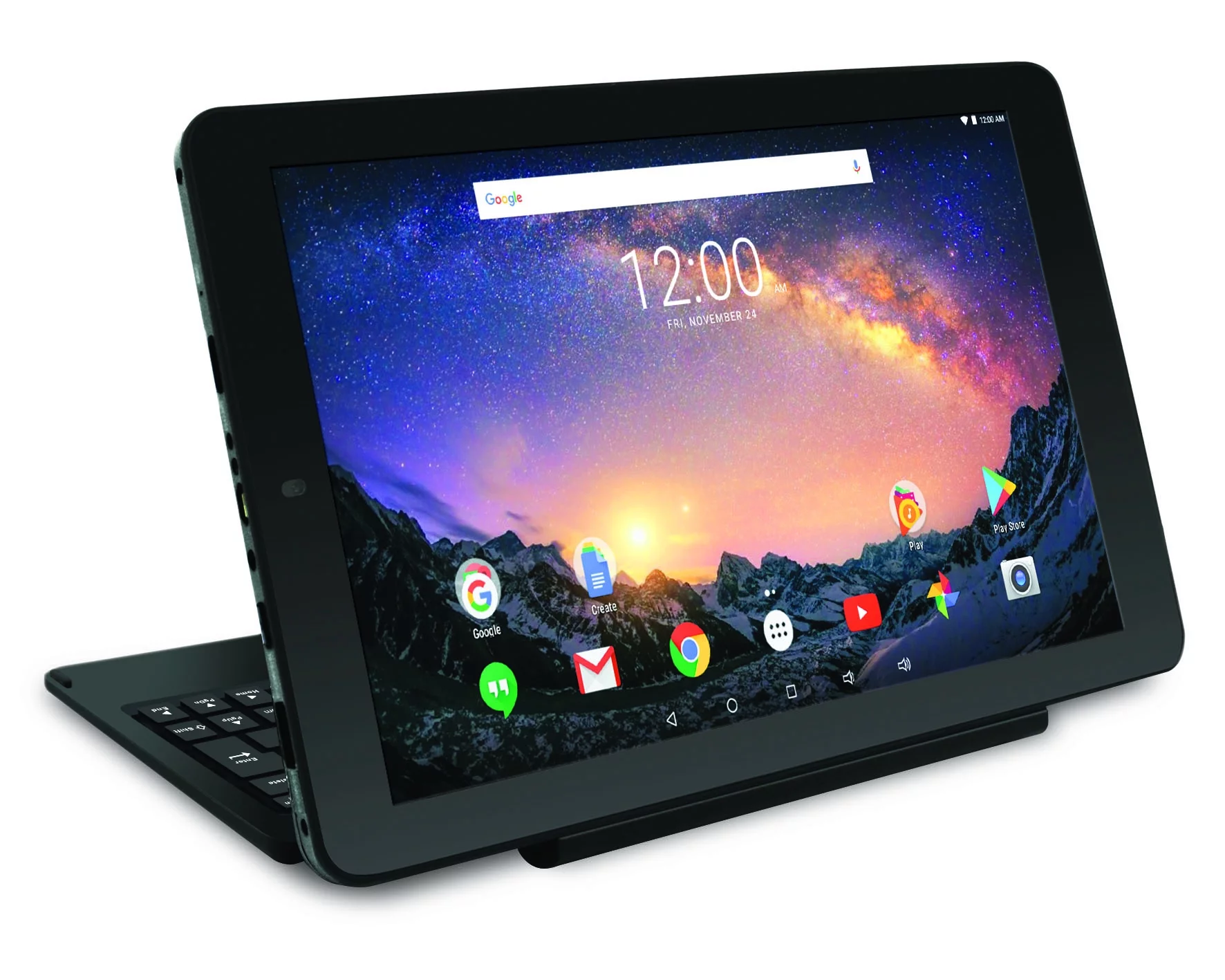 RCA Galileo Pro 11.5&quot; 32GB 2-in-1 Tablet with Keyboard Case Android OS, Charcoal (Google Classroom Ready)