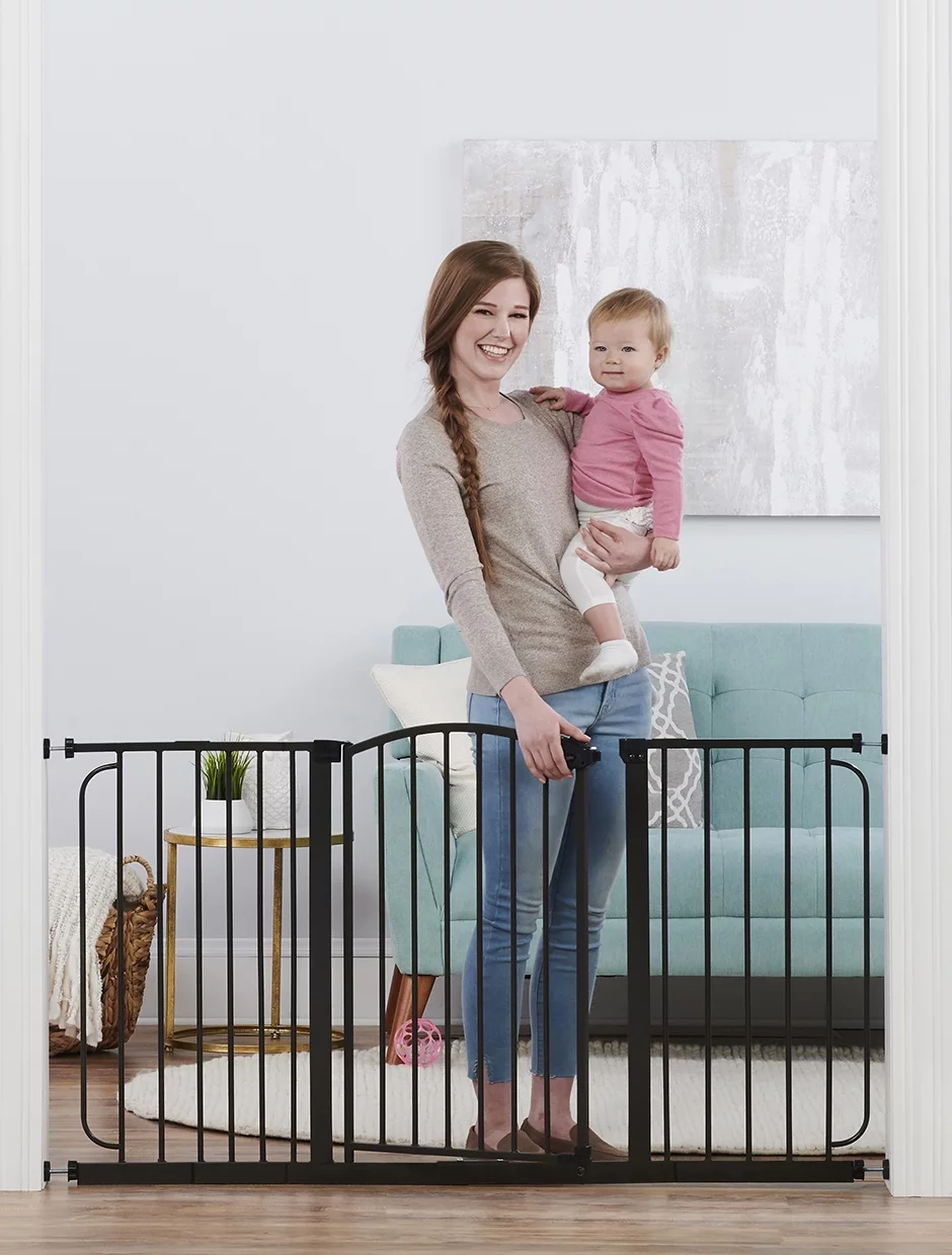 Regalo 58" Extra Wide Arched Decor Baby Safety Gate, Extra Wide Gate