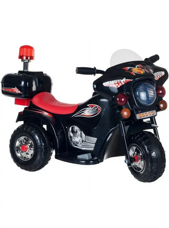 Ride on Toy, 3 Wheel Motorcycle for Kids, Battery Powered Ride On Toy by Lil? Rider ? Ride on Toys for Boys and Girls, Toddler - 4 Year Old, Black