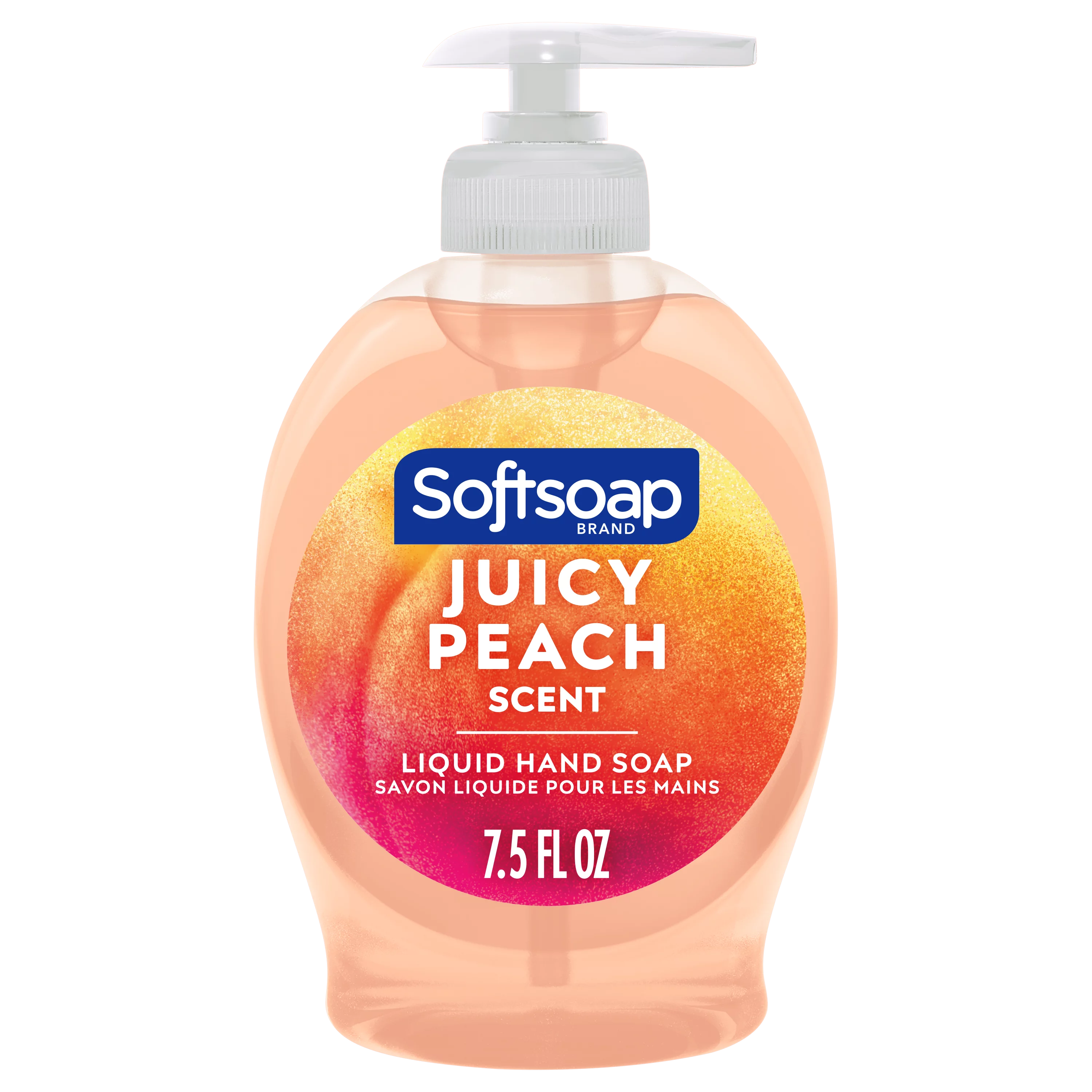 Softsoap Hand Wash Liquid Hand Soap, Juicy Peach, 7.5 OZ Pump