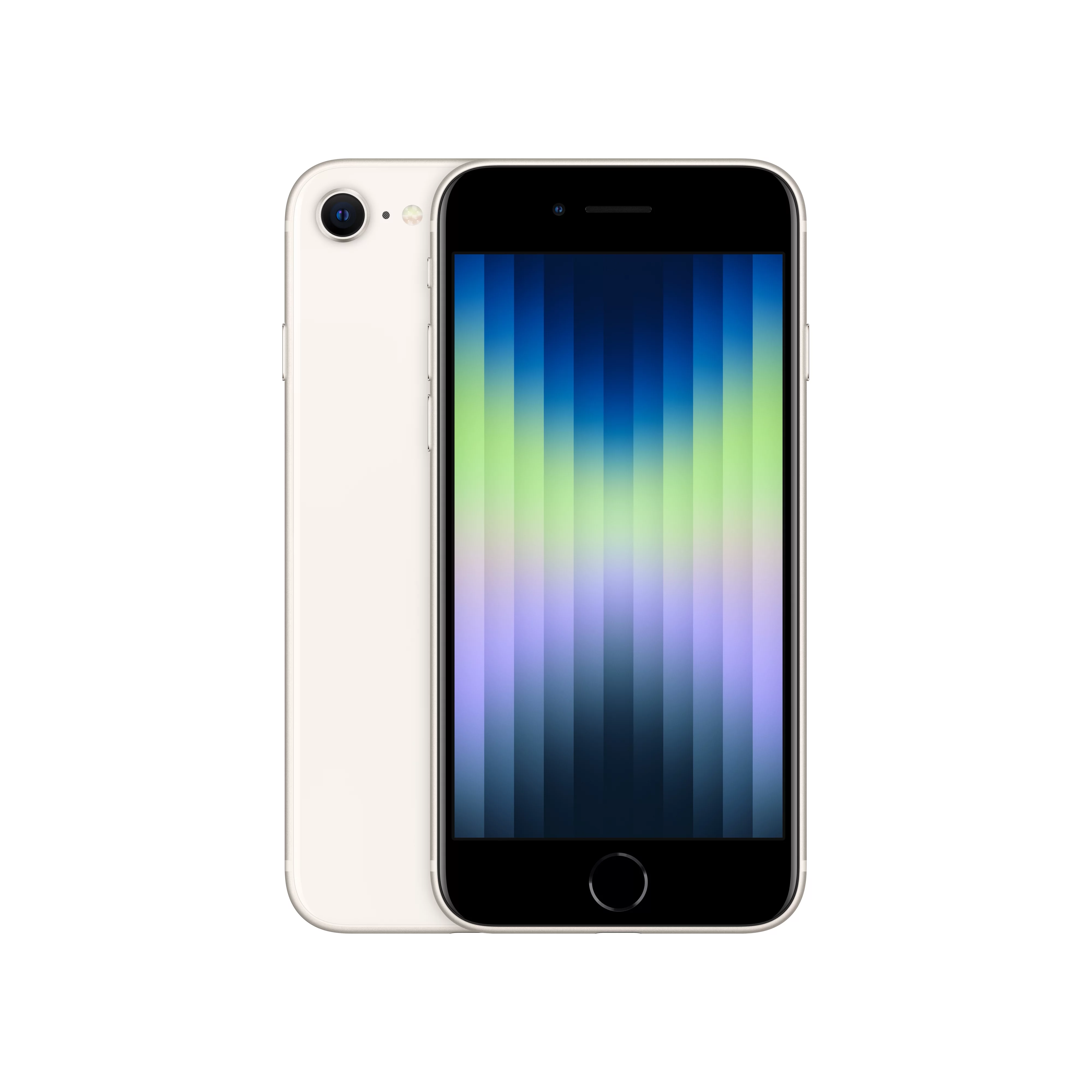Straight Talk Apple iPhone SE (3rd Generation), 64GB, Starlight - Prepaid Smartphone