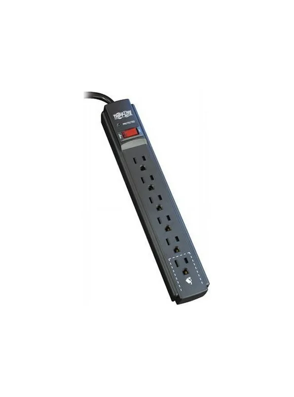 Tripp Lite TLP615B Protect It! 6-Outlet Surge Protector, 15ft Cord