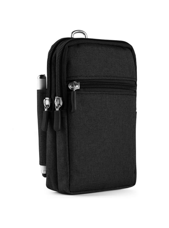 Universal Utility Travel Waist Pouch Carrying Case for Apple iPhones and Android Phone Devices