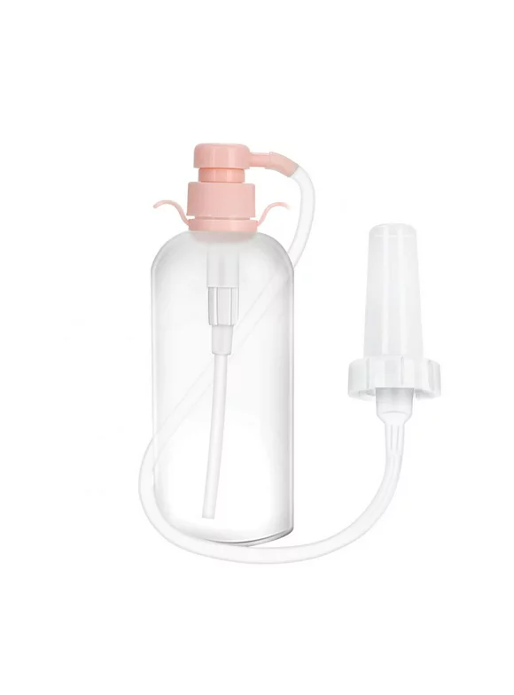 WALFRONT Vaginal Douche Bottle for Women 600ml/20.3oz Reusable Vaginal Cleaning Kit Vaginal Enema Douche Anal Cleaning