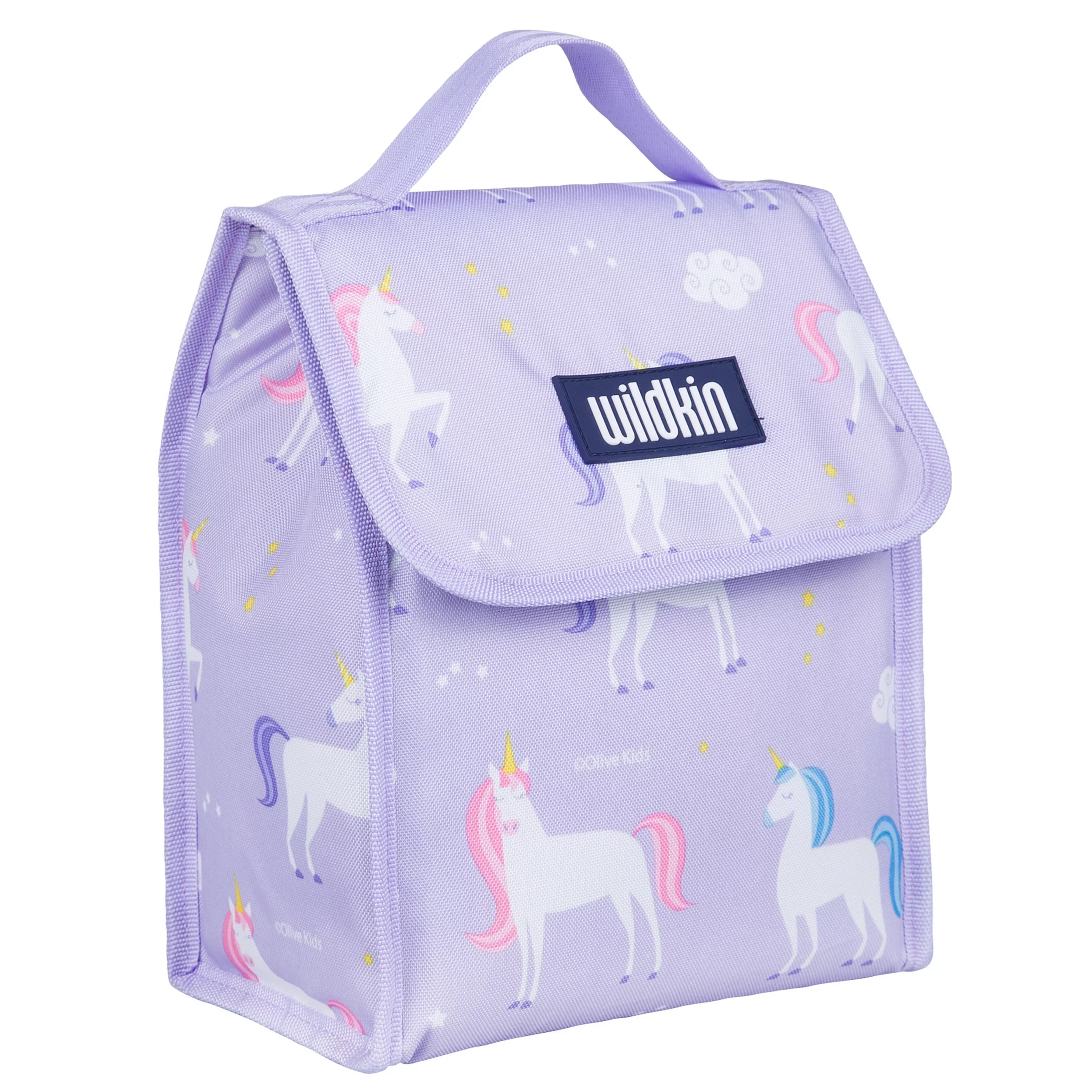 Wildkin Kids Insulated Reusable Lunch Bag (Unicorn Purple)