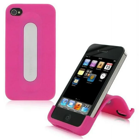 XtremeMac 198609 XtremeMac Snap Stand for iPhone 4 & 4S- Bubble Gum Pink